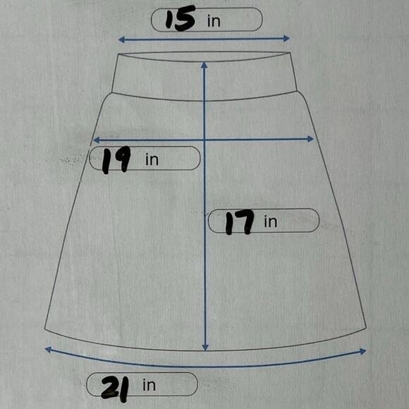 Nova Skort Golf Skirt - Blue Gingham, Size 6 - Picture 5 of 16